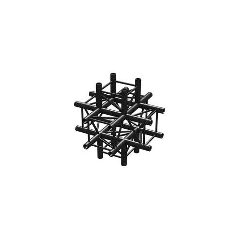 BeamZ P30-C60 Truss 6 way X-junction BLK