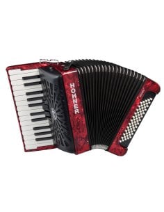HOHNER BRAVO II 60 ROSSO A16972 SILENTKEY