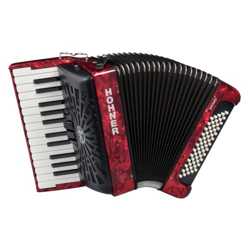 HOHNER BRAVO II 60 ROSSO A16972 SILENTKEY