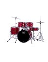 MAPEX IT CM5844FTCIR COMET JUNIOR 5 PEZZI INFRA RED CON HARDWARE E PIATTI