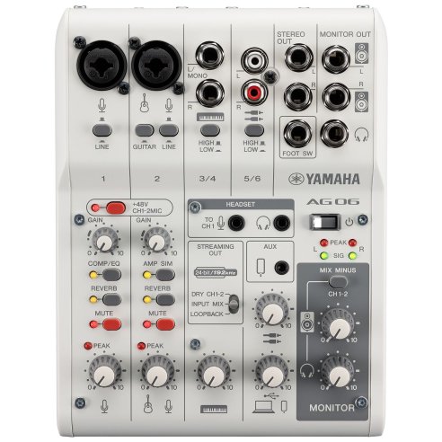 YAMAHA AG06 MK2W