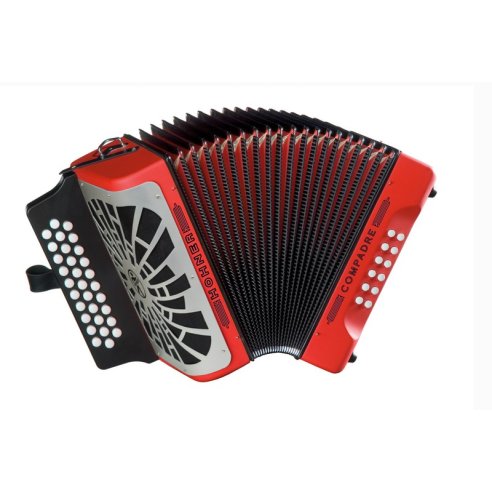 HOHNER COMPADRE FBBEB RED SILVER GRILL