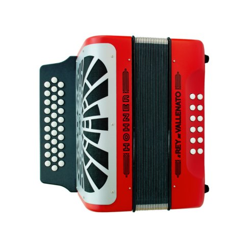 HOHNER EL REY DEL VALLENATO ADG ROSSO SILVER GRILL