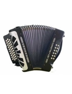 HOHNER EL REY DEL VALLENATO GCF NERO SILVER GRILL