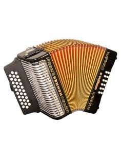 HOHNER CORONA II  GCF, BLACK LACQUERED