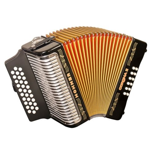 HOHNER CORONA II  GCF, BLACK LACQUERED