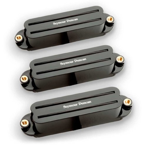 SEYMOUR DUNCAN SET HOT RAILS STRAT BLACK