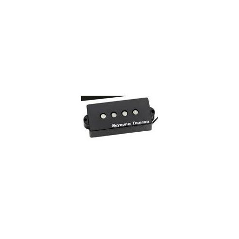 SEYMOUR DUNCAN COVER P-BASS BLK QTR POUND WITH LOGO (UNITÀ)