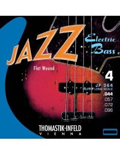 THOMASTIK JF364 BASS GUITAR JAZZ FLATWOUND STRING SET