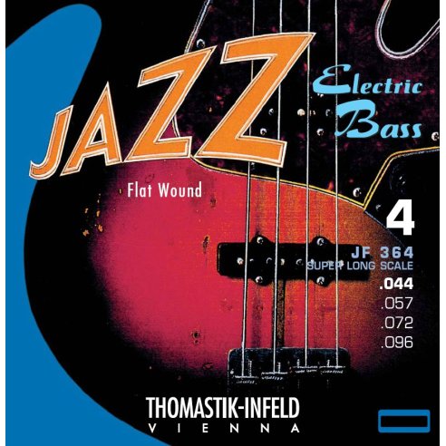THOMASTIK JF364 BASS GUITAR JAZZ FLATWOUND STRING SET