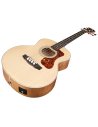 GUILD ITALIA JUMBO JR BASS FLAME MAPLE ANTIQUE BLONDE SATIN