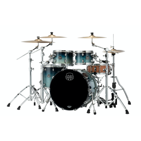 MAPEX IT SR529XURJ SATURN NEW ROCK FAST 4 PEZZI TEAL BLUE FADE