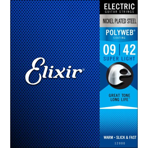 ELIXIR 12000 ELECTRIC NICKEL PLATED STEEL POLYWEB