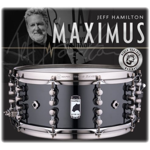 MAPEX IT BPDLMH4600LPB RULLANTE BLACK PANTHER DESIGN LAB MAXIMUS 14X6 JEFF HAMILTON