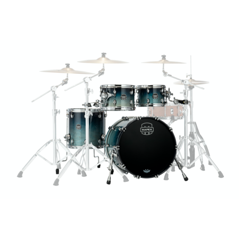 MAPEX IT SR529XRJ SATURN NEW ROCK 4 PEZZI TEAL BLUE FADE