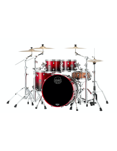 MAPEX IT SR529XRQ SATURN NEW ROCK 4 PEZZI SCARLET FADE