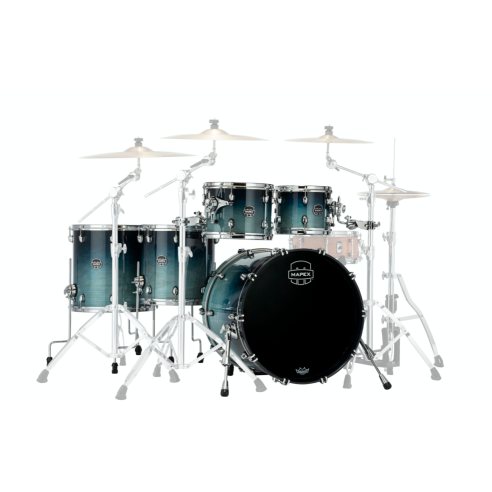 MAPEX IT SR628XRJ SATURN NEW STUDIOEASE 5 PEZZI TEAL BLUE FADE
