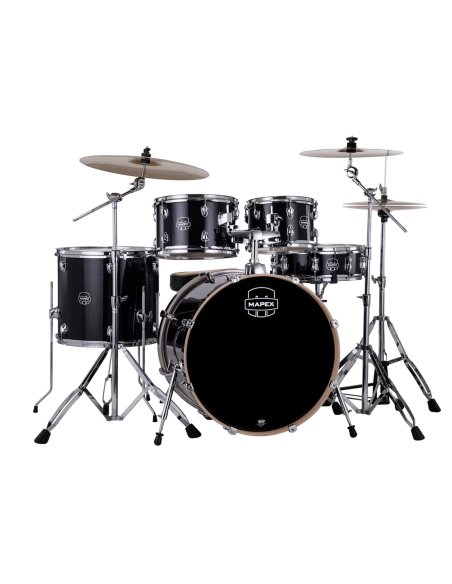 MAPEX IT VE5295FTCVH VENUS ROCK 5 PEZZI BLACK GALAXY SPARKLE MAPEX IT VE5295FTCVH VENUS ROCK 5 PEZZI BLACK GALAXY SPARKLE
