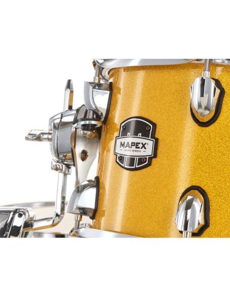 MAPEX IT MA504SFYD MARS BIRCH FUSION 5 PEZZI SUNFLOWER SPARKLE MAPEX IT MA504SFYD MARS BIRCH FUSION 5 PEZZI SUNFLOWER SPARKLE