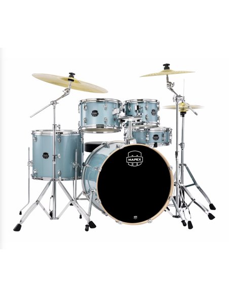 MAPEX IT VE5295FTCVJ VENUS ROCK 5 PEZZI AQUA BLUE SPARKLE MAPEX IT VE5295FTCVJ VENUS ROCK 5 PEZZI AQUA BLUE SPARKLE