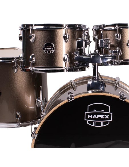 MAPEX IT VE5295FTCVX VENUS ROCK 5 PEZZI COPPER METALLIC MAPEX IT VE5295FTCVX VENUS ROCK 5 PEZZI COPPER METALLIC