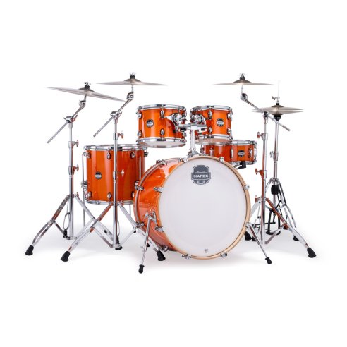 MAPEX IT MM529SFOG MARS MAPLE ROCK 5 PEZZI GLOSSY AMBER