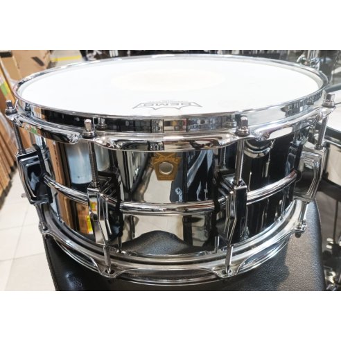 LUDWIG LM402 CHROME/ALUMINIUM 6,5X14 - PHONIC SERIES