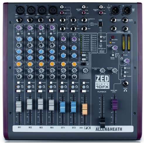 ALLEN & HEATH ZED60 10FX