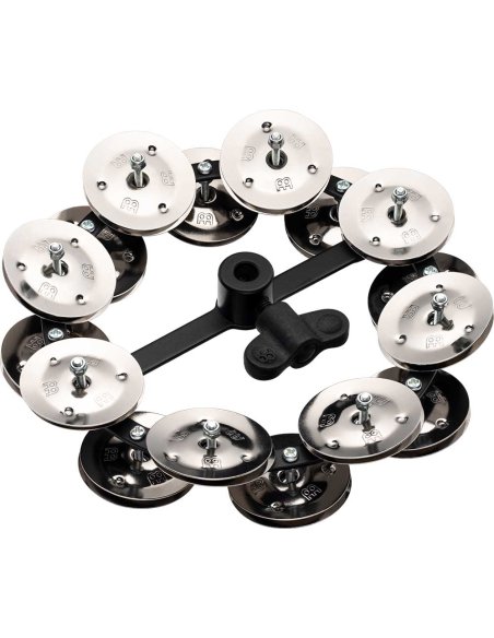 MEINL HTHH2BK HI HAT TAMBOURINE MEINL HTHH2BK HI HAT TAMBOURINE