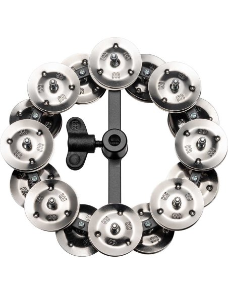 MEINL HTHH2BK HI HAT TAMBOURINE MEINL HTHH2BK HI HAT TAMBOURINE