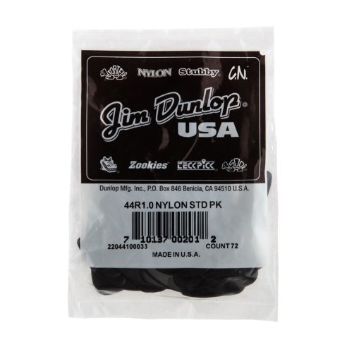 Dunlop 44R1.0 Nylon Standard Black 1.0mm