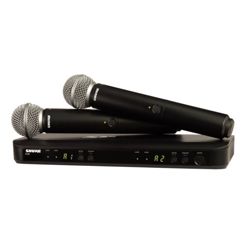 SHURE BLX288E-SM58-M17 DOPPIO RADIO A MANO