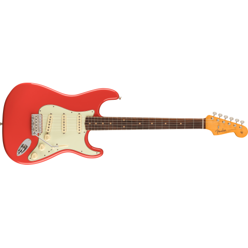 FENDER AM VINTAGE II 61 STRAT RW FIESTA RED