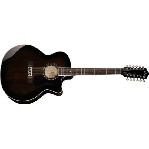 GUILD F-2512CE DELUXE 12 CORDE TRANS BLACK BURST