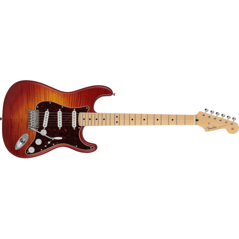 FENDER LTD HYBRID STRAT MN FLAME SSO