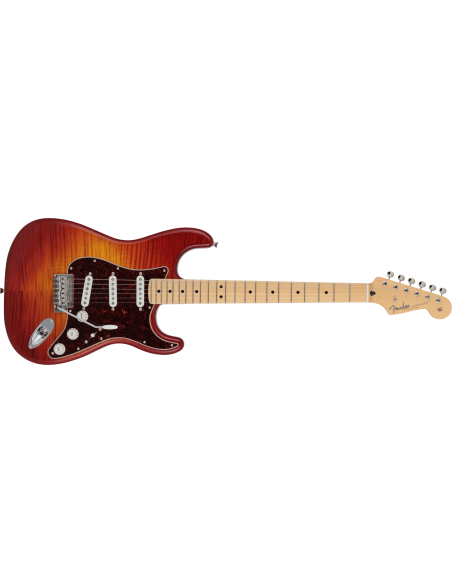 FENDER LTD HYBRID STRAT MN FLAME SSO