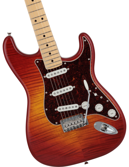 FENDER LTD HYBRID STRAT MN FLAME SSO