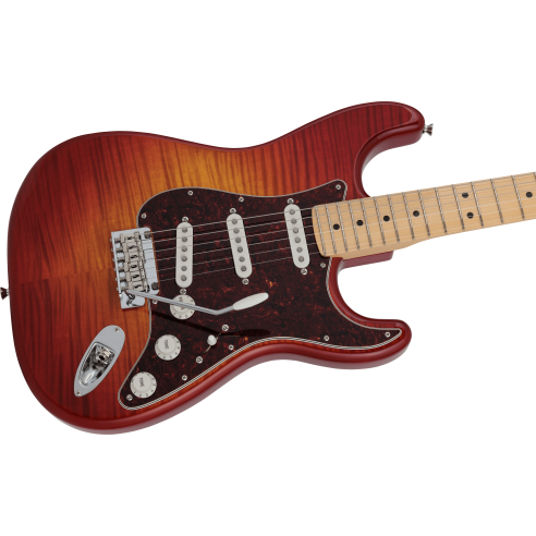 FENDER LTD HYBRID STRAT MN FLAME SSO