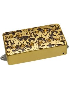 DiMarzio UtoPIA Bridge \'\'F-spaced\'\' Satin Gold + Black - DP289FSGBK