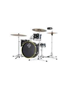 Dixon PODL520BK1 - shell kit - finitura Gloss Black w/Yellow and Black Bass Hoops