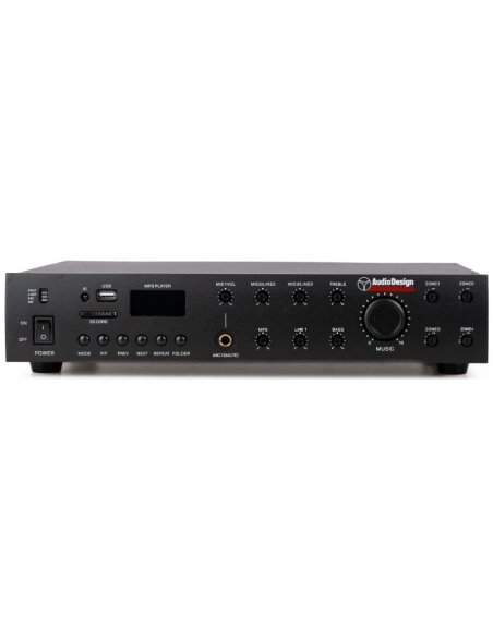 AUDIODESIGN PA 4A150 HDMI AMP.4 ZONE 150W AUDIODESIGN PA 4A150 HDMI AMP.4 ZONE 150W