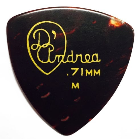 DAndrea Plettri 0,71 Celluloid Shell Refil 72pcs