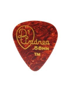 DAndrea Plettri 0,58 Celluloid Shell Refil 72pcs