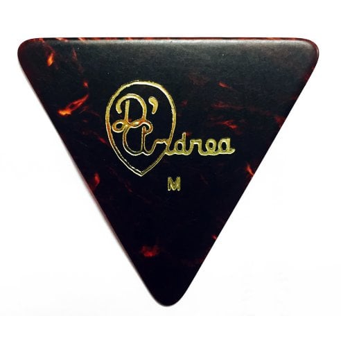 DAndrea Plettri 0,71 Triangolo Celluloid Shell Refil 72pcs