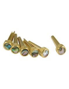 DAndrea Piroli in ottone per ponte inlay abalone Set 6pcs