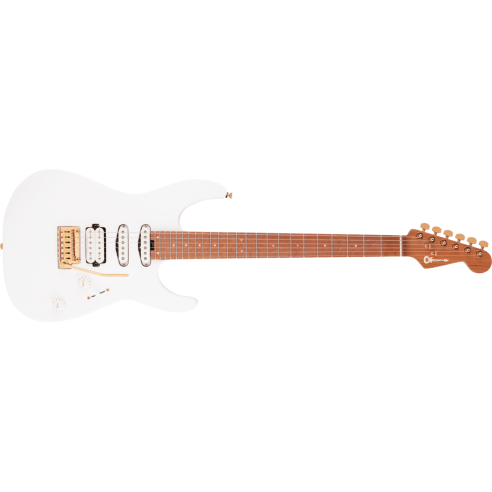 CHARVEL PRO MOD DK24 HSS 2PT CM SNOW WHITE
