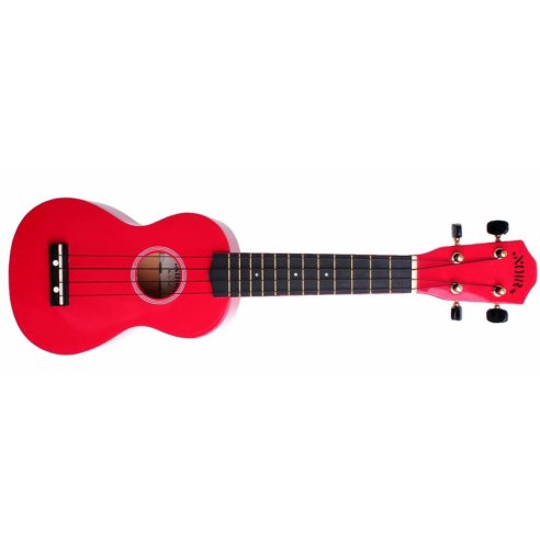 BATON NOIR NU1S-RD UKULELE SOPRANO NOIR RED