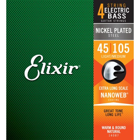 ELIXIR 14087 MEDIUM 45-105 EXTRA LONG SCALE