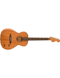 FENDER HIGHWAY PARLOR NATURAL ALL MAHOGANY RW W/BAG
