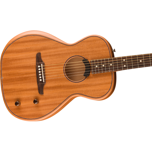 FENDER HIGHWAY PARLOR NATURAL ALL MAHOGANY RW W/BAG